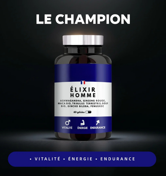 Élixir Homme : Forme et vitalité masculine